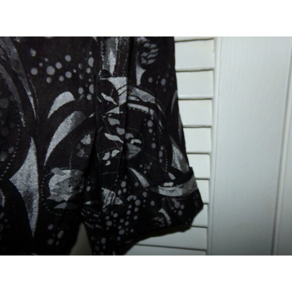 Alberto Makali black and silver jacket size M EUC 3/4 sleeves Classy‎ - Picture 3 of 7